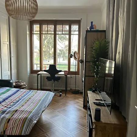 Double Bedroom & Kitchen - Perle Du Lac, Habitación en casa particular Ginebra